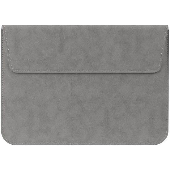 Чехол для ноутбука Nubuk, светло-серый - подробное фото
