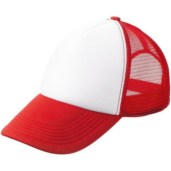 Бейсболка Sunbreaker, красная с белым - подробное фото