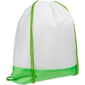 Рюкзак детский Classna, белый с зеленым - фото