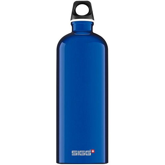 Бутылка для воды Traveller 1000, синяя - подробное фото