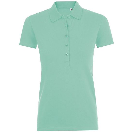 Рубашка поло женская PHOENIX WOMEN, зеленая мята - подробное фото