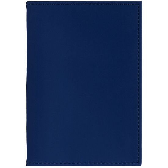 Обложка для паспорта Shall, синяя - подробное фото