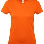 Футболка женская E150 оранжевая - фото