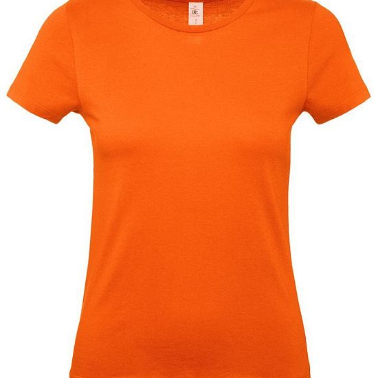 Футболка женская E150 оранжевая - подробное фото