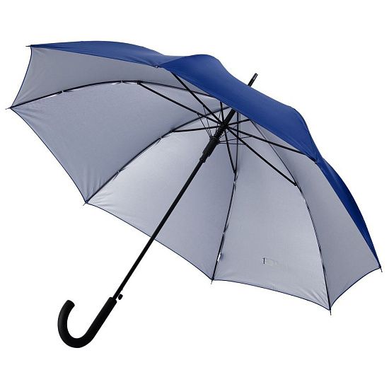 Зонт-трость Silverine, синий - подробное фото