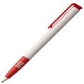 Ручка шариковая Senator Super Soft, белая с красным