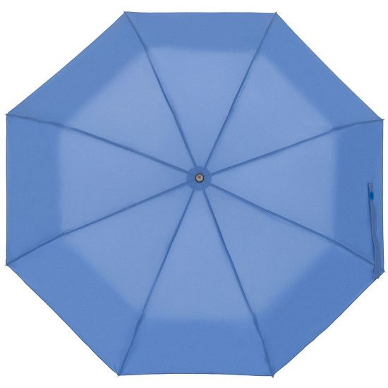 Зонт складной Show Up со светоотражающим куполом, синий - подробное фото