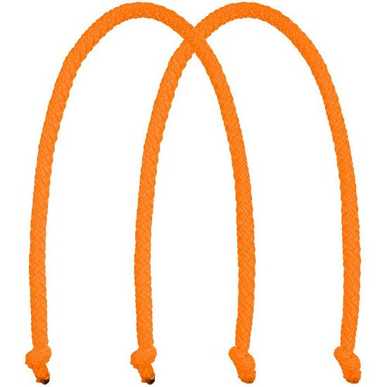 Ручки Corda для пакета M, оранжевый неон - подробное фото