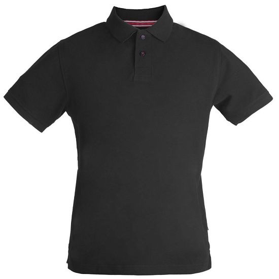 Рубашка поло мужская AVON, черная - подробное фото