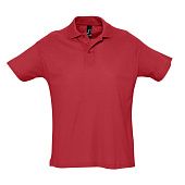 Рубашка поло мужская SUMMER 170, красная - фото