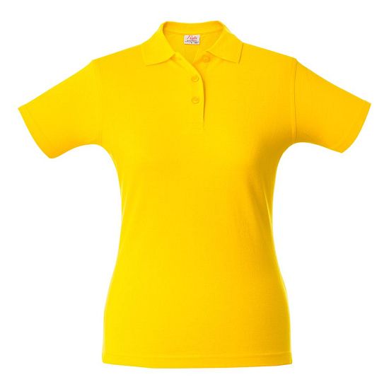 Рубашка поло женская SURF LADY, желтая - подробное фото