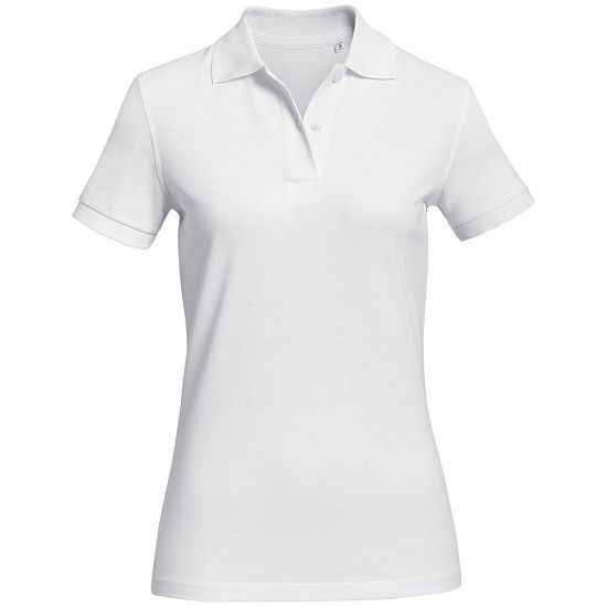 Рубашка поло женская Inspire, белая - подробное фото