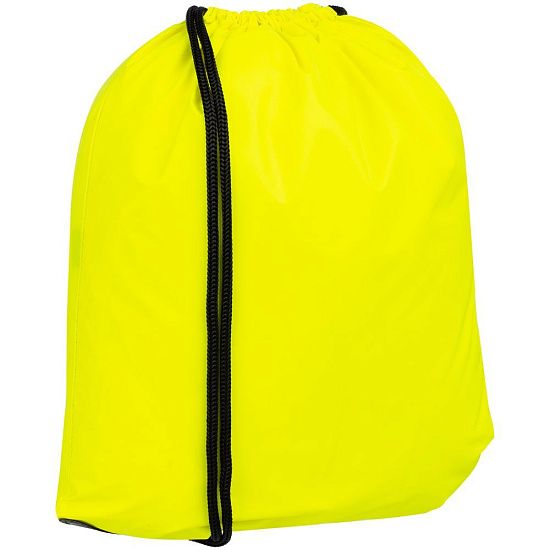 Рюкзак-мешок Manifest Color из светоотражающей ткани, желтый неон - подробное фото