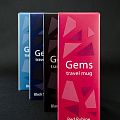 Термостакан Gems Black Sapphire, черный сапфир