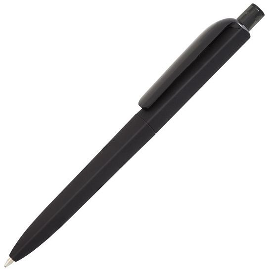 Ручка шариковая Prodir DS8 PRR-Т Soft Touch, черная - подробное фото