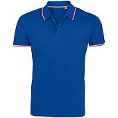 Рубашка поло мужская Prestige Men, ярко-синяя - фото