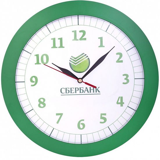 Часы настенные Vivid Large, зеленые - подробное фото