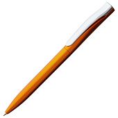 Ручка шариковая Pin Silver, оранжевый металлик - фото
