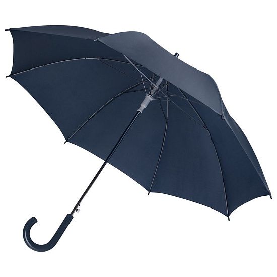 Зонт-трость Unit Promo, темно-синий - подробное фото