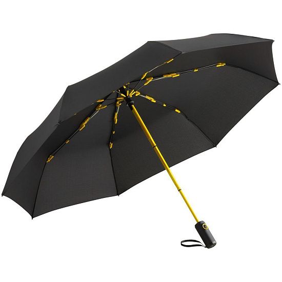 Зонт складной AOC Colorline, желтый - подробное фото