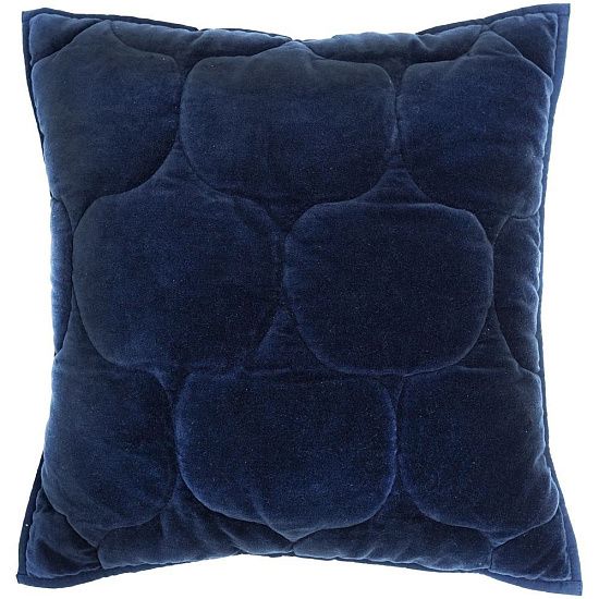 Чехол на подушку «Хвойное утро», квадратный, темно-синий - подробное фото