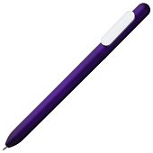 Ручка шариковая Slider Silver, фиолетовый металлик - фото