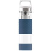 Бутылка для воды Glass WMB, синяя - фото