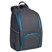 Изотермический рюкзак Liten Fest, серый с синим - фото