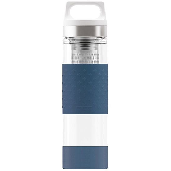 Бутылка для воды Glass WMB, синяя - подробное фото