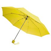 Зонт складной Basic, желтый - фото