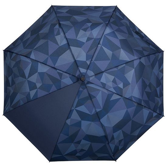 Складной зонт Gems, синий - подробное фото