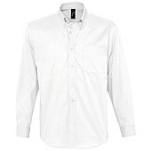 Рубашка мужская с длинным рукавом BEL AIR, белая - фото