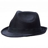 Шляпа Gentleman, черная с черной лентой - фото