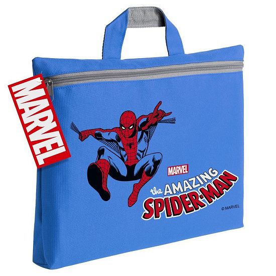 Сумка-папка Amazing Spider-Man, синяя - подробное фото