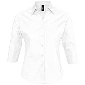 Рубашка женская с рукавом 3/4 EFFECT 140, белая - фото