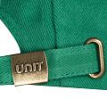 Бейсболка Unit Trendy, зеленая с белым