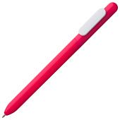 Ручка шариковая Slider, розовая с белым - фото