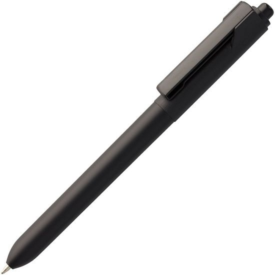 Ручка шариковая Hint, черная - подробное фото