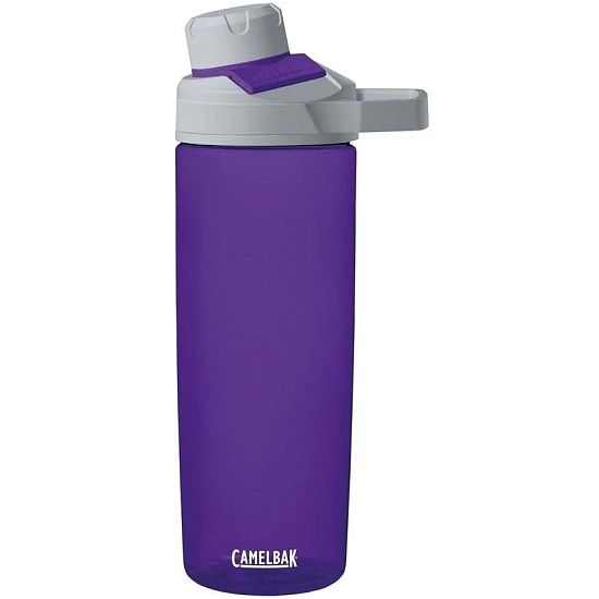 Спортивная бутылка Chute 600, фиолетовая - подробное фото