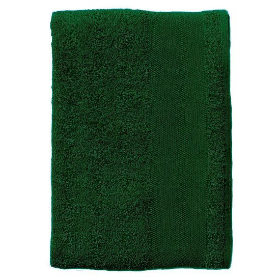 Полотенце махровое Island Small, темно-зеленое - подробное фото
