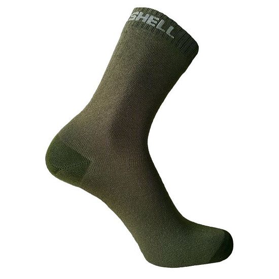 Водонепроницаемые носки Ultra Thin Crew, зеленые (оливковые) - подробное фото