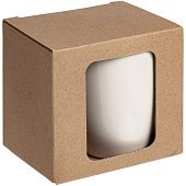 Коробка для кружки Window, крафт - фото