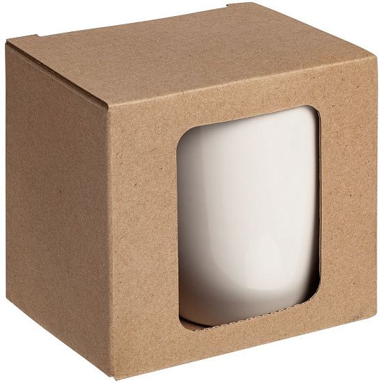 Коробка для кружки Window, крафт - подробное фото
