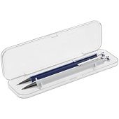Набор Attribute: ручка и карандаш, белый с синим - фото