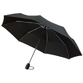 Зонт складной Comfort, черный - фото