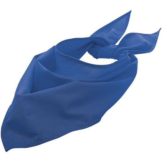 Шейный платок Bandana, ярко-синий - подробное фото