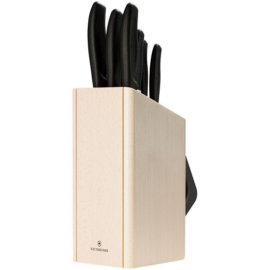 Набор кухонных ножей Victorinox Swiss Classic в деревянной подставке - подробное фото