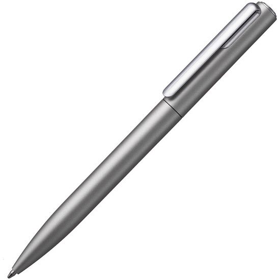 Ручка шариковая Drift Silver, темно-серебристая - подробное фото