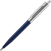 Ручка шариковая Senator Point Metal, ver.2, темно-синяя - фото