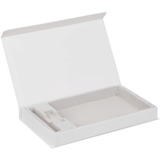 Коробка Horizon Magnet под ежедневник, флешку и ручку, белая - подробное фото